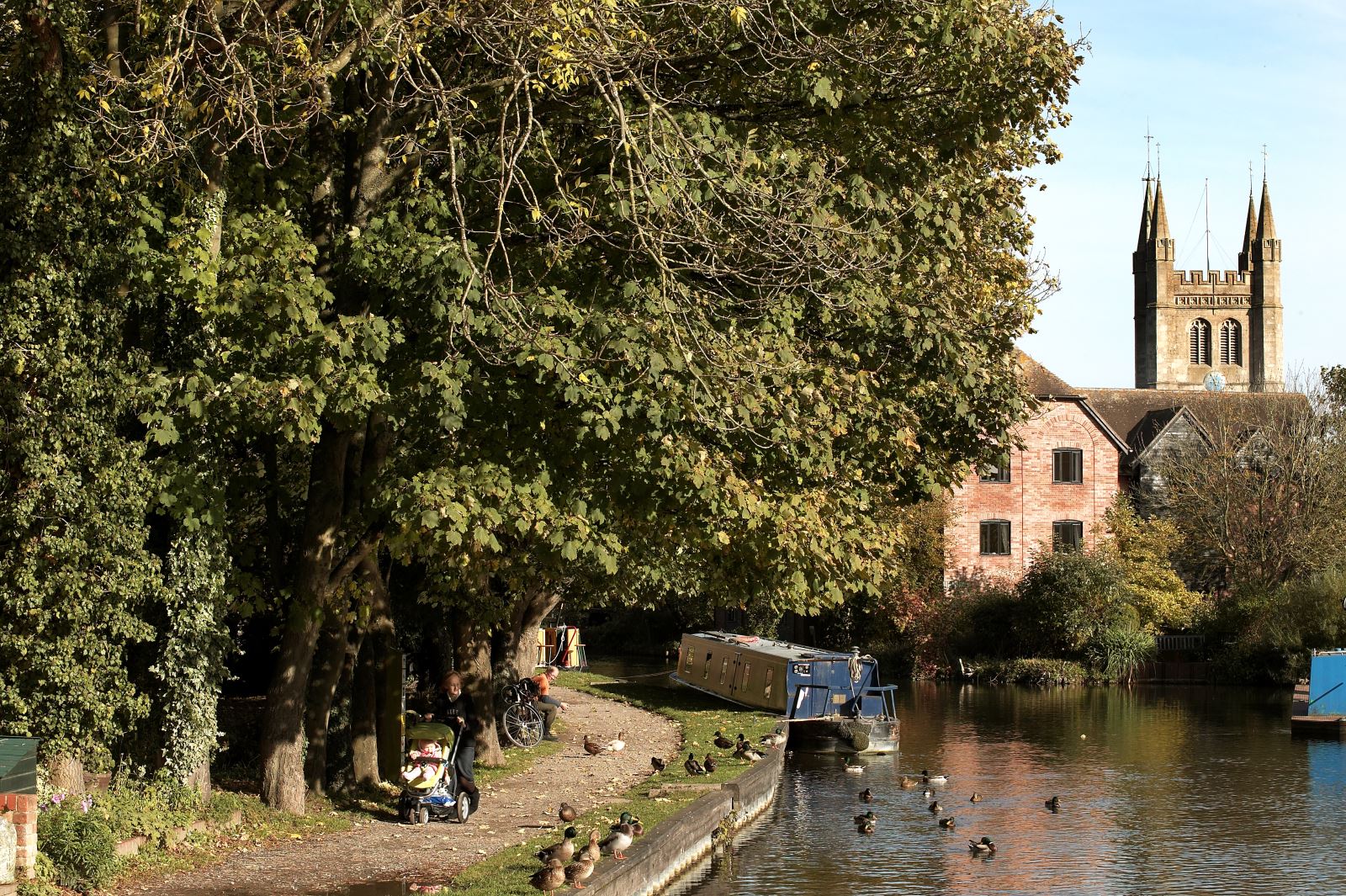 Canal side in Newbury